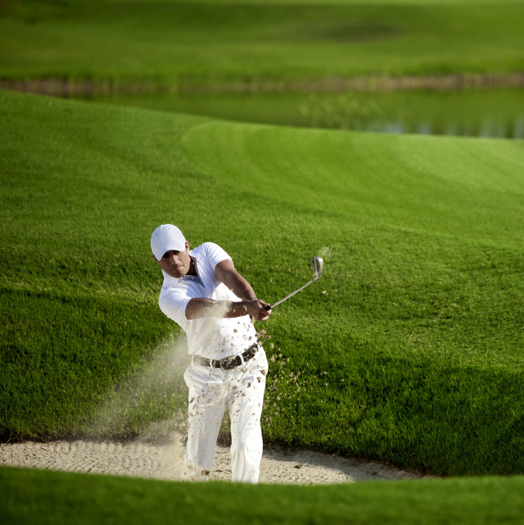 golfing